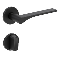 Kľučky na okrúhlych rozetách Čierny Griffwerk