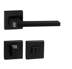 Kľučky na hranatých rozetách Čierny Tupai