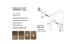 Spojovací materiál pre madlo MPK - PERFECTA Spojovací materiál UNIVERZÁL pre MADLO ks MEM - meď matná (MRSG) | MP-KOVANIA.sk