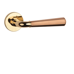 Kľučky na okrúhlych rozetách Kombinovaný APRILE