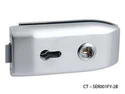 Zámky na sklenené dvere Strieborný CT