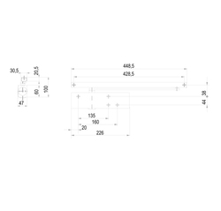 Samozatvárače s klznou lištou Hnedý GEZE