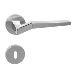 Kľučky na okrúhlych rozetách Strieborný FROSIO BORTOLO