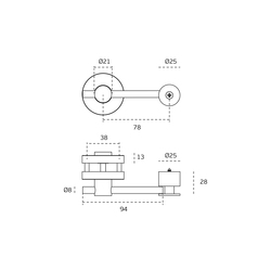Retiazky a bezpečnostné poistky Strieborný JNF