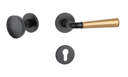 Kľučky na okrúhlych rozetách Kombinovaný APRILE