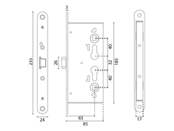 Panikové zámky Strieborný JNF