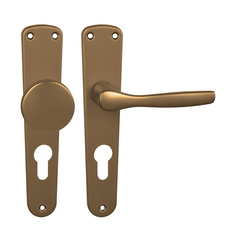 Kľučky na oválnych štítoch Bronzový BA