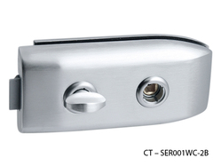 Zámky na sklenené dvere Strieborný CT
