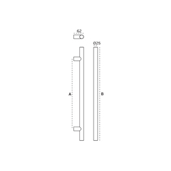 Madlá okrúhle priame Strieborný JNF