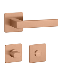 Kľučky na hranatých rozetách Medený STERK