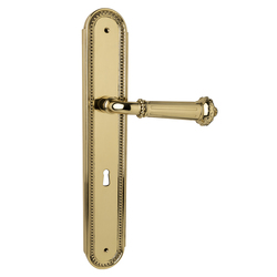 Kľučka na dvere CB - BYBLOS KBY11 - SO ZLL - zlatá lesklá (OLV) | MP-KOVANIA.sk