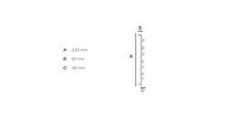 Držiaky na uterák Strieborný SMEDBO