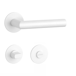 Kľučky na okrúhlych rozetách Biely STERK