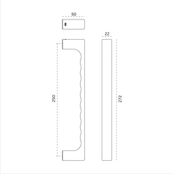 Madlá hranaté priame Hnedý JNF