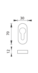Úzke oválne rozety  FT