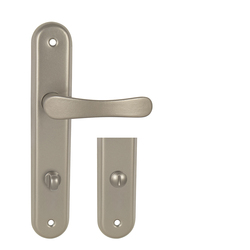 Kľučky na oválnych štítoch Strieborný KE