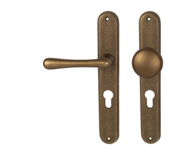 Kľučky na oválnych štítoch Zlatý NI