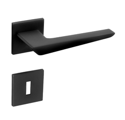 Kľučky na hranatých rozetách Čierny Tupai