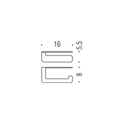 Držiaky toaletného papiera Strieborný COLOMBO