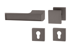 Kľučky na obdĺžnikových rozetách Sivý Tupai