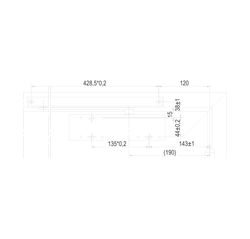 Samozatvárače s klznou lištou Čierny GEZE