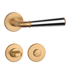 Kľučky na okrúhlych rozetách Kombinovaný APRILE