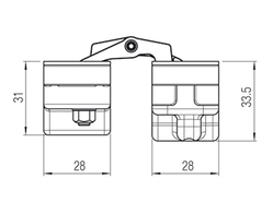 Skryté pánty a závesy na interiérové dvere Čierny Koblenz