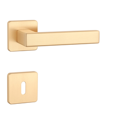 Kľučka na dvere AS - TILIA - HRR 7S ZLM - zlatá matná (KG) | MP-KOVANIA.sk