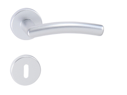 Kľučka na dvere UC - SWING - R STM - strieborná matná (MP1) | MP-KOVANIA.sk