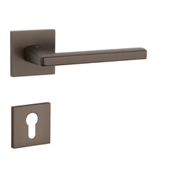 Kľučky na hranatých rozetách Hnedý APRILE