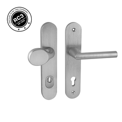 Bezpečnostné kovanie RC3 MPK - SECURO ALU A01 PLUS - SO M1 FAVORIT NEM - nerez matná (F9) | MP-KOVANIA.sk
