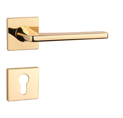 Kľučky na hranatých rozetách Zlatý APRILE