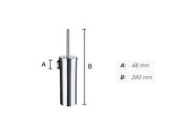 WC kefy s nádobou Strieborný SMEDBO