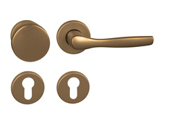 Kľučky na okrúhlych rozetách Bronzový BA