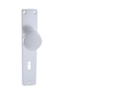 Guľa na dvere UC - GUĽA PEVNÁ - LUCIA S STM - strieborná matná (MP1) | MP-KOVANIA.sk