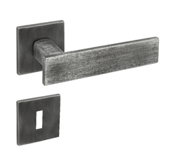 Kľučka na dvere TI - LINHA 2 - HR 2730Q 5S SIM - sivá matná (156) | MP-KOVANIA.sk