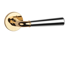 Kľučky na okrúhlych rozetách Kombinovaný APRILE