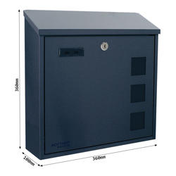 Poštové schránky Sivý ROTTNER