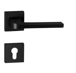 Kľučky na hranatých rozetách Čierny Tupai