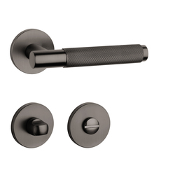 Kľučky na okrúhlych rozetách Sivý APRILE