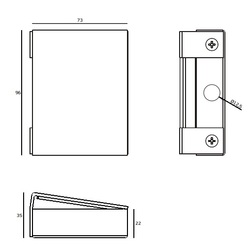 Protiplechy a protikusy na sklenené dvere Strieborný JNF
