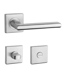 Kľučky na hranatých rozetách Strieborný STERK