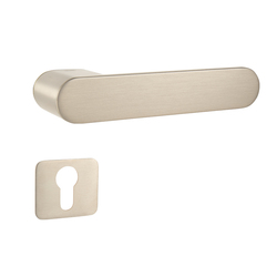 Kľučky na oválnych úzkych rozetách Strieborný Griffwerk