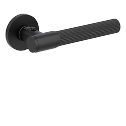 Kľučka na dvere GK - VAYA 136 ARIS - R S2L s uzamykaním CIM - čierna matná (GS) | MP-KOVANIA.sk