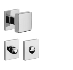 Madlá priame na rozetách Strieborný APRILE