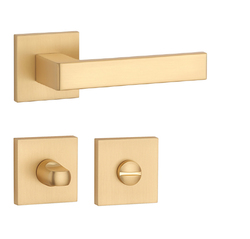 Kľučky na hranatých rozetách Zlatý APRILE