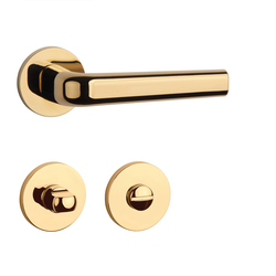 Kľučky na okrúhlych rozetách Zlatý APRILE