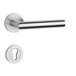 Kľučky na okrúhlych rozetách Strieborný STERK