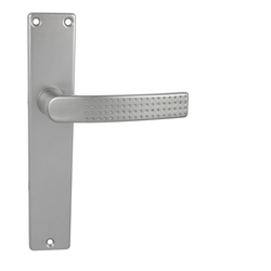 Kľučky na hranatých štítoch Strieborný Ghidini