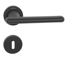 Kľučka na dvere CE - CASTA - R CIM - čierna matná (MP54) | MP-KOVANIA.sk
